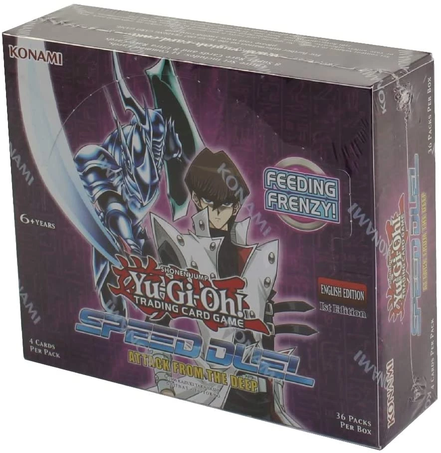 Konami Yu-Gi-Oh Speed Duel: Attack From The Deep Booster Box TCGs 3 Konami Yu-Gi-Oh Speed Duel: Attack From The Deep Booster Box TCGs