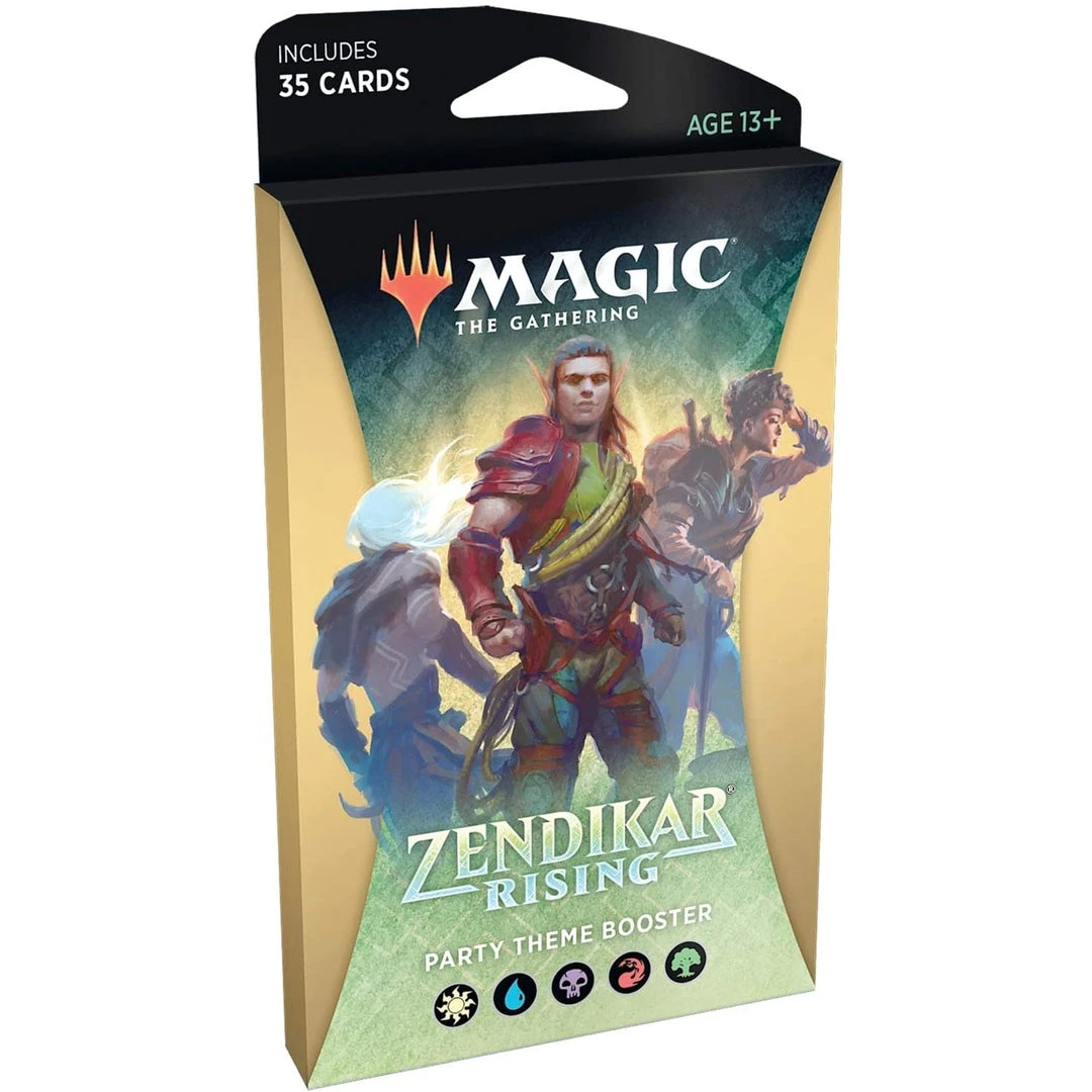Wizards Of The Coast Magic The Gathering: Zendikar Rising Party Theme Booster TCGs 3 Wizards Of The Coast Magic The Gathering: Zendikar Rising Party Theme Booster TCGs